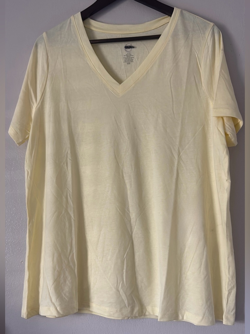 Cato Yellow Tee with Small Center Graphic